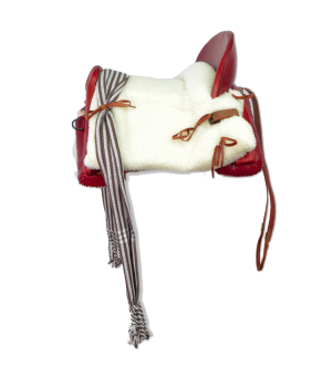 Silla de montar vaquera poni 'Initium'| Cereza
