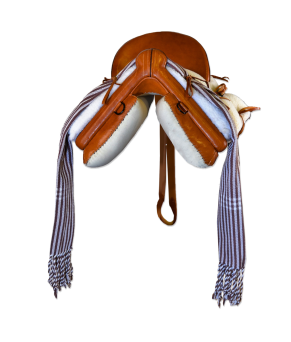 Silla de montar vaquera poni 'Initium'| Avellana