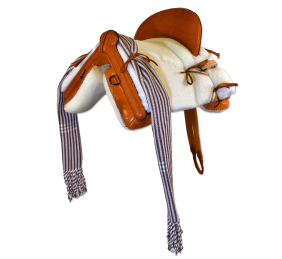 Silla de montar vaquera poni 'Initium'| Avellana