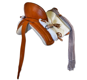 Silla de montar vaquera poni 'Initium'| Avellana