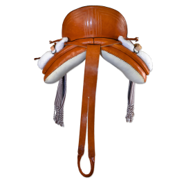 Silla de montar vaquera poni 'Initium'| Avellana
