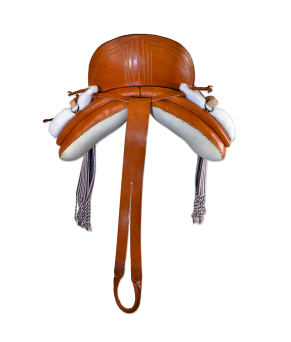 Silla de montar vaquera poni 'Initium'| Avellana