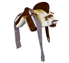 Silla de montar vaquera poni 'Initium'| Chocolate