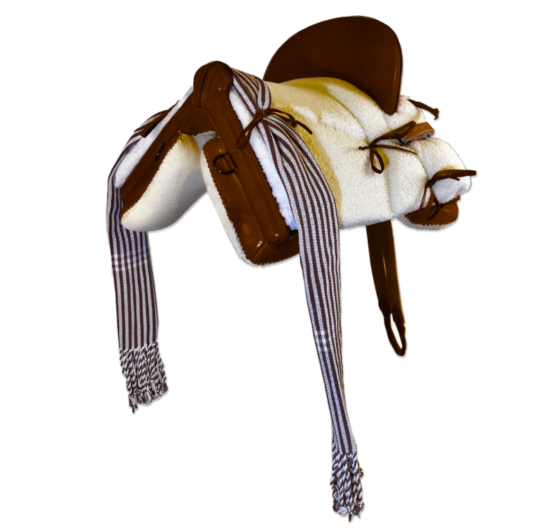 Silla de montar vaquera poni 'Initium'| Chocolate