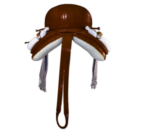 Silla de montar vaquera poni 'Initium'| Chocolate