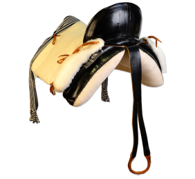 Silla de montar vaquera 'Initium' | Negra