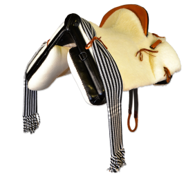 Silla de montar vaquera 'Initium' | Negra