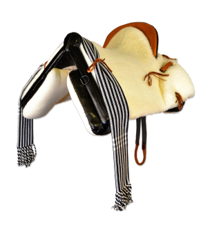 Silla de montar vaquera 'Initium' | Negra