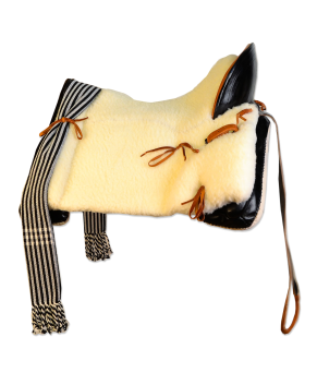 Silla de montar vaquera 'Initium' | Negra