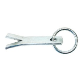 Argolla de agarre con garra galvanizada