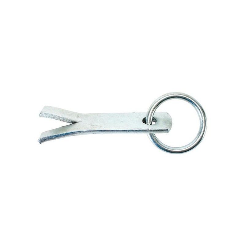 Argolla de agarre con garra galvanizada