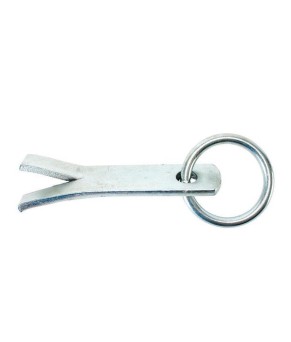 Argolla de agarre con garra galvanizada