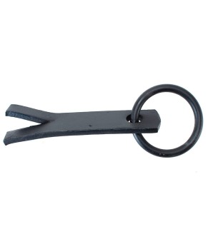 Argolla de agarre con garra pavonada