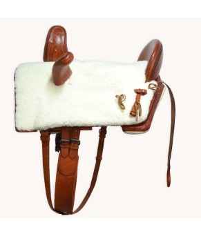 Silla de montar amazonas 'Los Nietos' | Modelo 'Centenaria' | Moteada Avellana