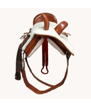 Silla de montar amazonas 'Los Nietos' | Modelo 'Centenaria' | Moteada Avellana