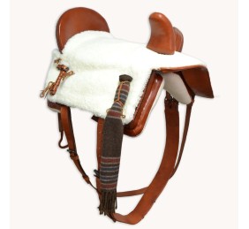 Silla de montar amazonas 'Los Nietos' | Modelo 'Centenaria' | Moteada Avellana