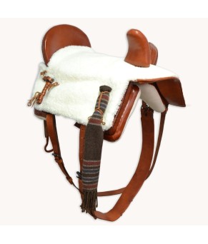 Silla de montar amazonas 'Los Nietos' | Modelo 'Centenaria' | Moteada Avellana