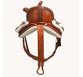 Silla de montar amazonas 'Los Nietos' | Modelo 'Centenaria' | Moteada Avellana