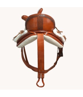 Silla de montar amazonas 'Los Nietos' | Modelo 'Centenaria' | Moteada Avellana