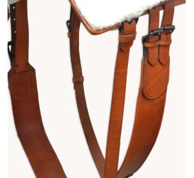 Silla de montar amazonas 'Los Nietos' | Modelo 'Centenaria' | Moteada Avellana