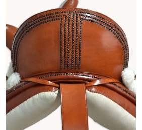 Silla de montar amazonas 'Los Nietos' | Modelo 'Centenaria' | Moteada Avellana