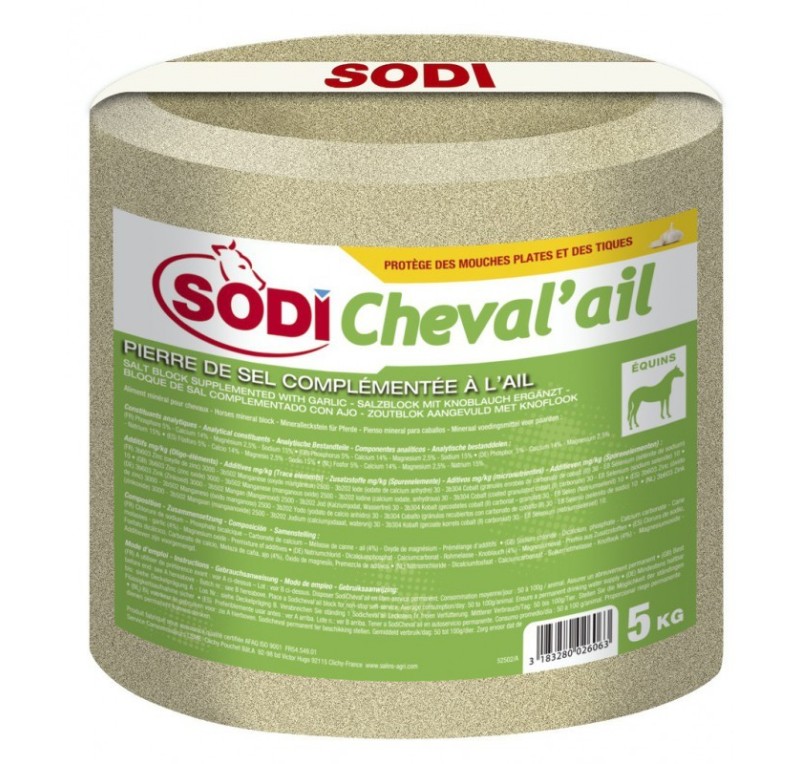 Bloque mineral de ajo Sodichaval'ail | 5kg