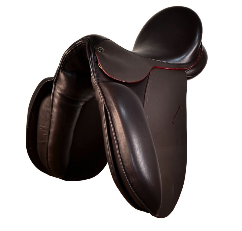 Silla inglesa doma Premium 'Neuss' | Marrón