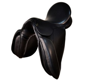 Pack silla de montar inglesa doma | Modelo 'Neuss' | Negra