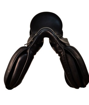 Pack silla de montar inglesa doma | Modelo 'Neuss' | Negra