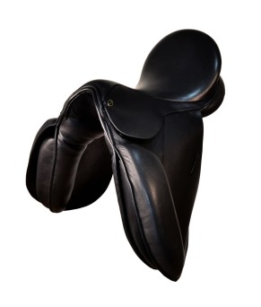 Silla inglesa doma Premium 'Neuss' | Negro