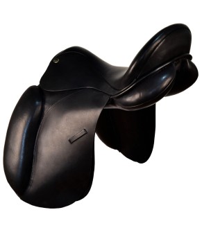 Silla inglesa doma Premium 'Neuss' | Negro