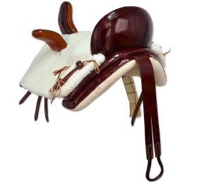 Silla de montar amazonas 'Los Nietos' | Modelo Centenaria | Chocolate