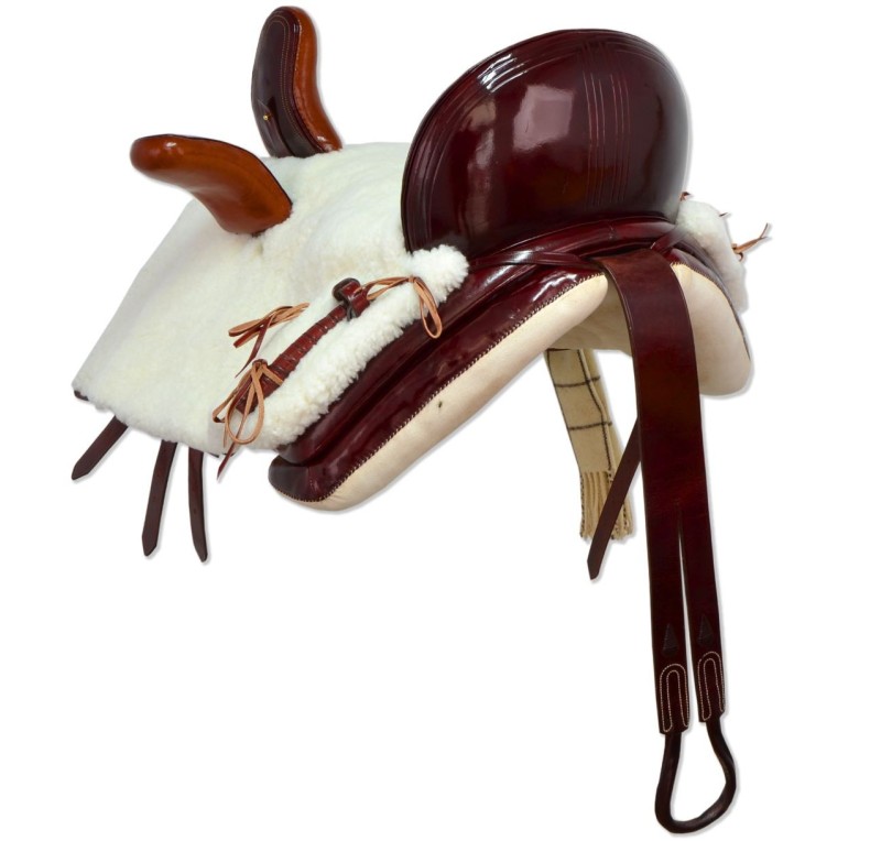 Silla de montar amazonas 'Los Nietos' | Modelo Centenaria | Chocolate