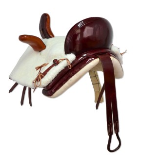 Silla de montar amazonas 'Los Nietos' | Modelo Centenaria | Chocolate