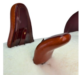 Silla de montar amazonas 'Los Nietos' | Modelo Centenaria | Chocolate