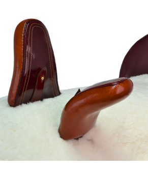 Silla de montar amazonas 'Los Nietos' | Modelo Centenaria | Chocolate