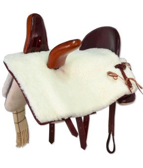 Silla de montar amazonas 'Los Nietos' | Modelo Centenaria | Chocolate