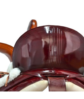 Silla de montar amazonas 'Los Nietos' | Modelo Centenaria | Chocolate