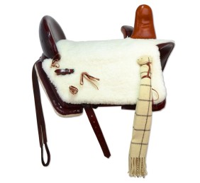 Silla de montar amazonas 'Los Nietos' | Modelo Centenaria | Chocolate