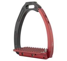 Estribos de seguridad Lavarone | Negro - Rojo