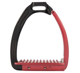 Estribos de seguridad Lavarone | Negro - Rojo