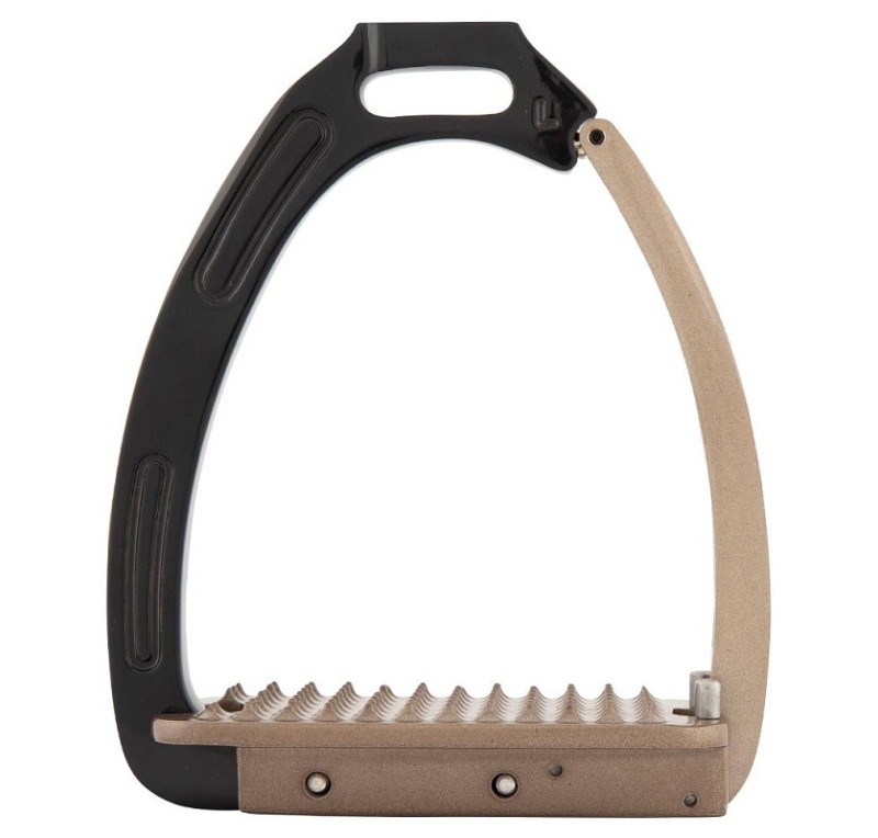 Estribos de seguridad Lavarone | Negro - Marrón