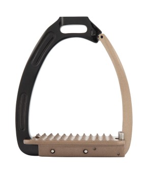 Estribos de seguridad Lavarone | Negro - Marrón