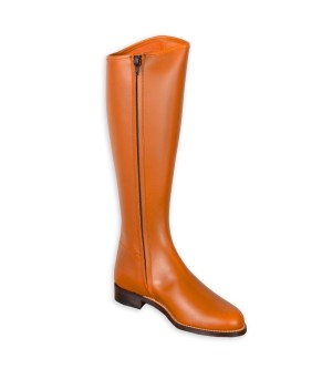 Bota serraje 'Los Nietos' 1922 | Piso suela | Natural