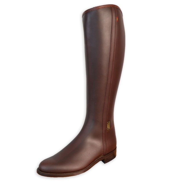 Bota serraje 1804 'Los Nietos' | Piso suela | Castaña