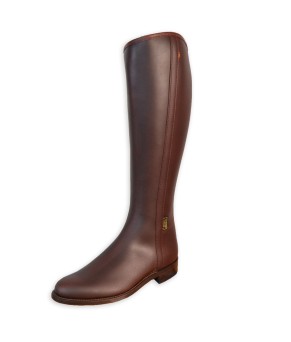 Bota serraje 1804 'Los Nietos' | Piso suela | Castaña