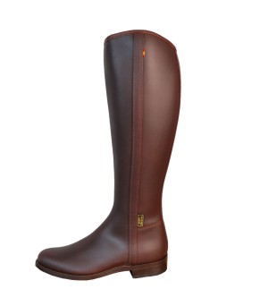 Bota serraje 1804 'Los Nietos' | Piso suela | Castaña