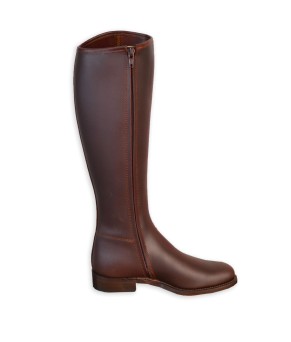 Bota serraje 1804 'Los Nietos' | Piso suela | Castaña