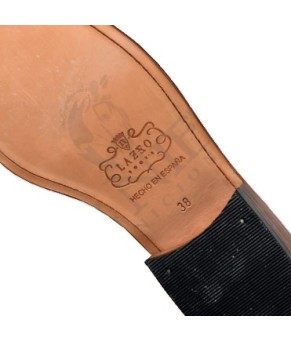 Bota serraje 1804 'Los Nietos' | Piso suela | Castaña