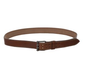 Cinturón de cuero 'Los Nietos' hecho a mano costuras | Doble Pincho